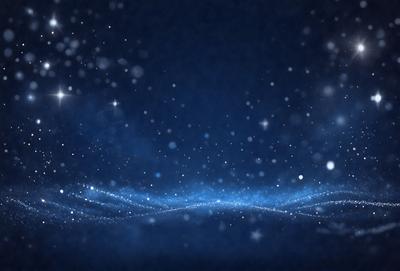 Primary subject: A night sky filled with stars.

Setting/background: The night sky is the main focus of the image, with no other objects or background visible.

Visual style: The image is a digital art or illustration, showcasing the beauty of the night sky with stars.

Colors and mood: The image is predominantly blue, with the stars adding a touch of white. The overall atmosphere is serene and peaceful, as the night sky is often associated with calmness and tranqu